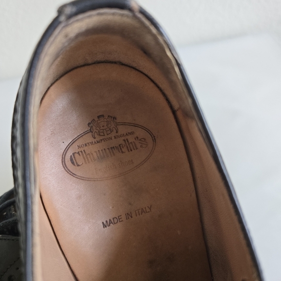 Church Constance Oxford Brogues Bkack Leather English Shoes size 37.5 or US 7.5 - Picture 16 of 16